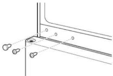 GE GTS12BBPRCC - INSTALL CENTER HINGE ON THE LEFT - 1