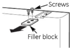 GE GTS12BBPRCC - Models with filler block: - 1