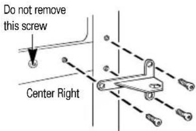 GE TBX19QABWW - Transfer Center Hinge Bracket to the Left - 1