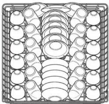 GE GSC3500NBB - Loading place settings... - 2