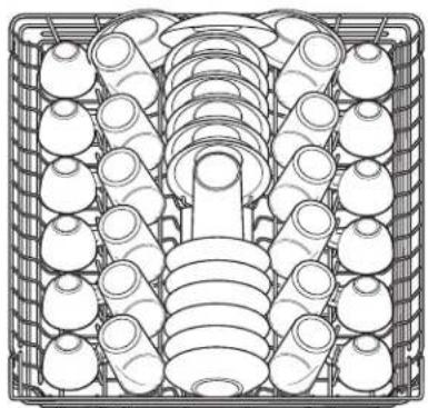 GE GSC3500NBB - Loading place settings... - 3