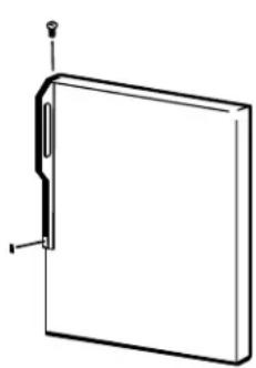 GE GTT16BBMCC - Transfer fresh food door handle - 1