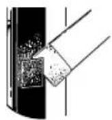 GE TBX18LYDWW - Transfer Fresh Food Door Handle - 1