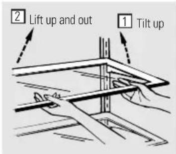 GE TBX18LYDWW - About the refrigerator shelves and dishes. - 1