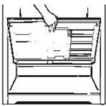 GE TBT14SABAA - Gaveta de máxima anchura con cubierta de plástico (en algunos modelos) - 1