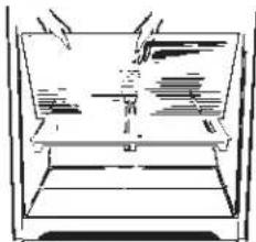 GE TBT14SABAA - To remove the glass cover: - 2