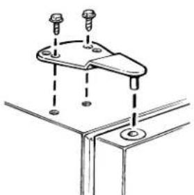 GE TBT14SABAA - Transfer the top hinge to the left. - 1