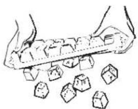 GE TBT14SABAA - To remove the ice-tray shelf: - 2