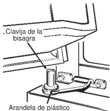 GE TBT14SABAA - VUELVA A COLOCAR LA PUERTA DEL COMPARTIMIENTO DE ALIMENTOS CONGELADOS. - 1