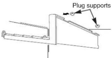 GE TBT14SABAA - To remove the ice-tray shelf: - 1