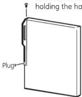 GE GTS18ABDBB - Transfer fresh food door handle - 1