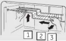 GE GTS18ABDBB - About the freezer compartment shelves. - 1