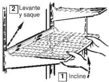 GE TBT18JABWW - Cómo volver a acomodar los entrepaños (en algunos modelos) - 1