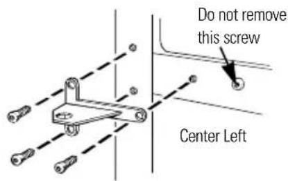 GE TBX18SYBAA - Transfer Center Hinge Bracket to the Left - 2