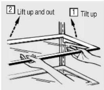 GE TBX21GIDAA - About the refrigerator shelves and dishes. - 1