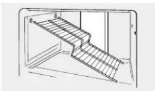 GE GTR18BBMWW - To remove the step shelf: - 1