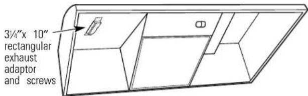GE JV367HCC - REMOVE EXHAUST ADAPTOR - 1