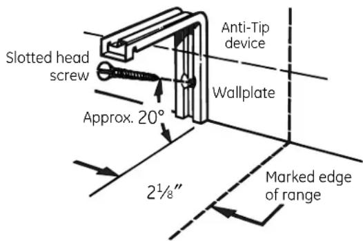 GE JGBS23BEACT - WARNING – - 1