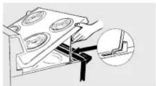 GE JBP21BCWH - Porcelain Enamel Cooktop (on some models) - 1
