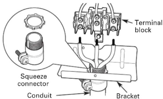 GE JBP21BCWH - POWER CORD AND STRAIN RELIEF INSTALLATION - 4