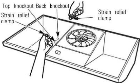 GE JN327XAD - REMOVE WIRING KNOCKOUT - 1