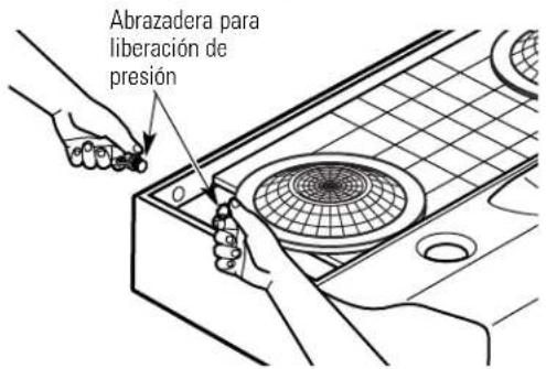 GE Profile JV665HCC - DESTAPE EL ORIFICIO CIEGO DEL CABLEADO - 1