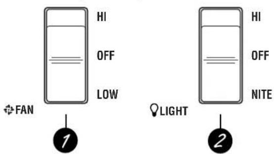 GE Profile JV665HCC - Control de la LUZ - 1