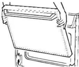 GE JDS26BWAD - Lift-Off Oven Door - 1