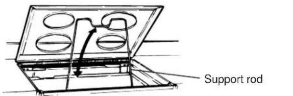 GE JDS26BWAD - Lift-Up Cooktop - 1