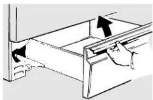 GE Adora JGBP83BEHBB - To replace the warming drawer: - 1