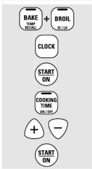 GE JGSP28CEKCC - How to Set for Regular Baking/Roasting - 1
