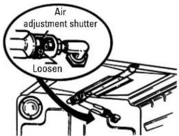 GE JGBP80CEHCC - ADJUST BROIL AND OVEN BURNER AIR ADJUSTMENT SHUTTERS IF NECESSARY - 1