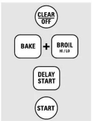 GE JGBP80CEHCC - How to Set for Timed Baking/Roasting—Immediate Start and Automatic Stop - 1