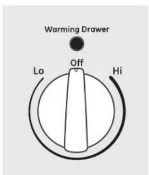 GE JGBP33WELWW - Using the warming drawer. (on some models) - 1