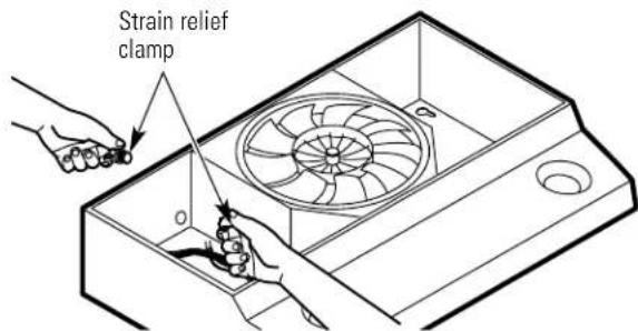 GE Profile JV666CSS - REMOVE WIRING KNOCKOUT - 1