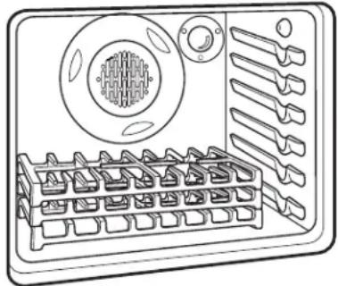 Adora JGB720DEJBB - To self clean your grates on the oven bottom: - 1