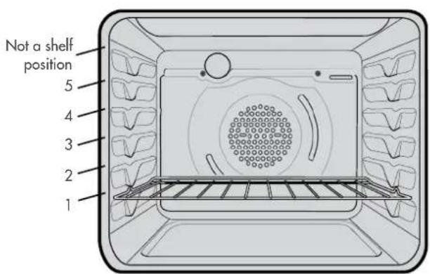 Chef CFG505WB - Fitting oven shelves - 2
