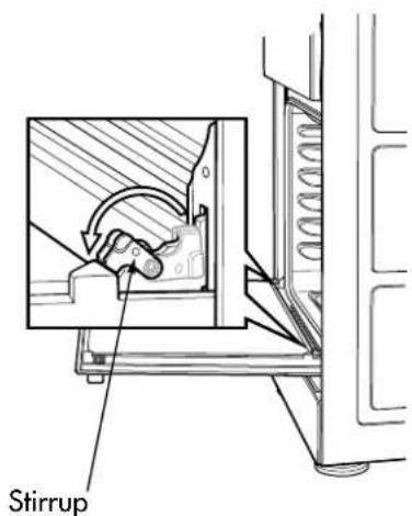 Chef CFG505WB - Procedure to remove the door - 1