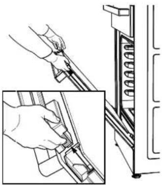 Chef CFG505WB - To remove the inner door glass for cleaning - 3