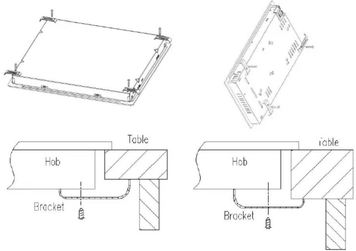 SVAN SVV640B - Locating the fixing brackets - 1