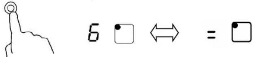 SVAN SVV640B - Activate the double zone (e.g. power level is 6) - 2