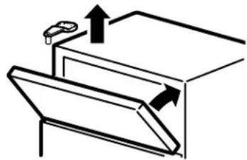 GE GTH15BBMLCC - Rehang the freezer door - 2