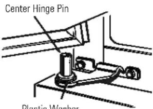 GE TBX18CIBWW - Rehang the Freezer Door - 1