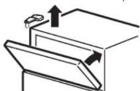 GE GTH18CCEBB - Re-hang the freezer door - 2