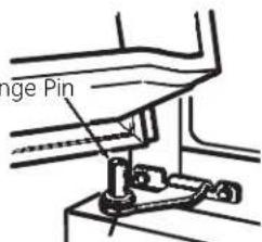 GE GTH18CCEBB - Re-hang the freezer door - 1