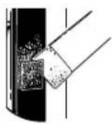 GE Profile TBX25PRBLCC - Transfer Fresh Food Door Handle - 1