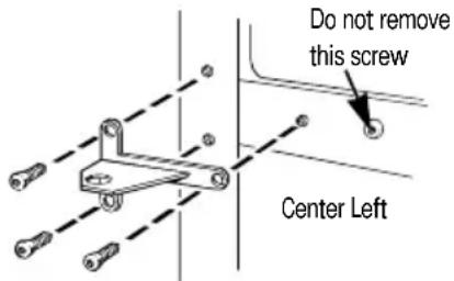 GE Profile TBX25PRBLCC - Transfer Center Hinge Bracket to the Left - 2