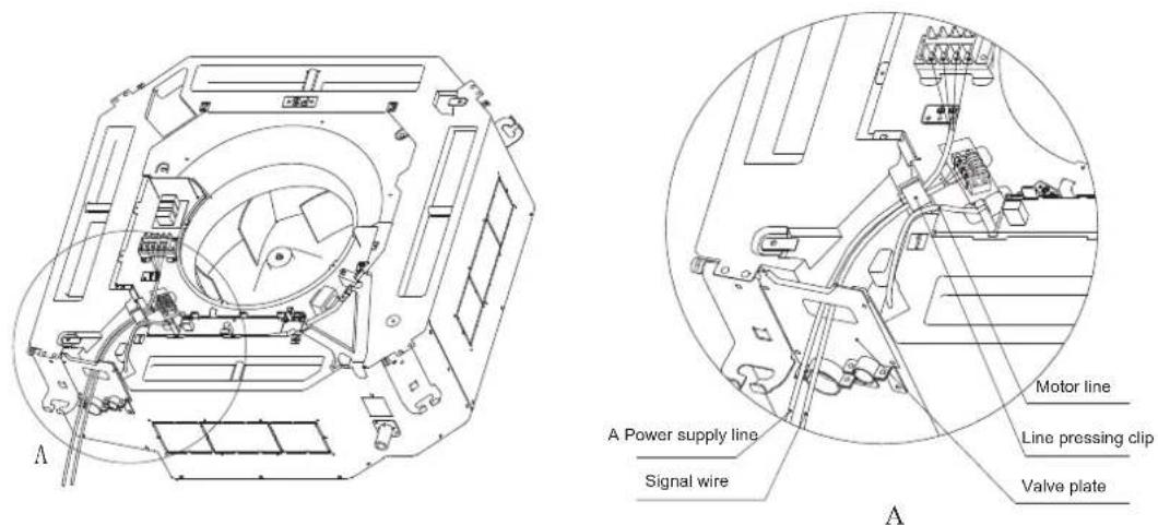 Infiniton CSTT-4550 - Electric connection of indoor unit: - 1