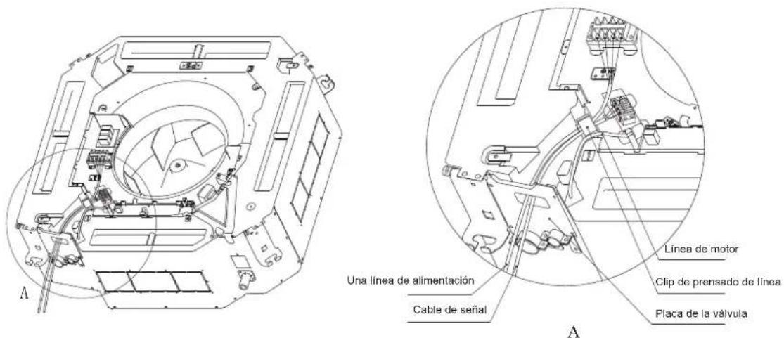 Infiniton CSTT-4550 - Conexión eléctrica de la unidad interior: - 1