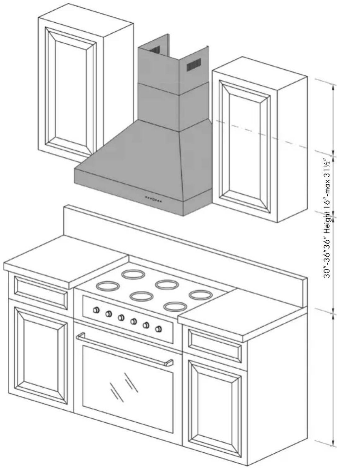 ZLine 619 - WALL HOOD INSTALLATION - 1